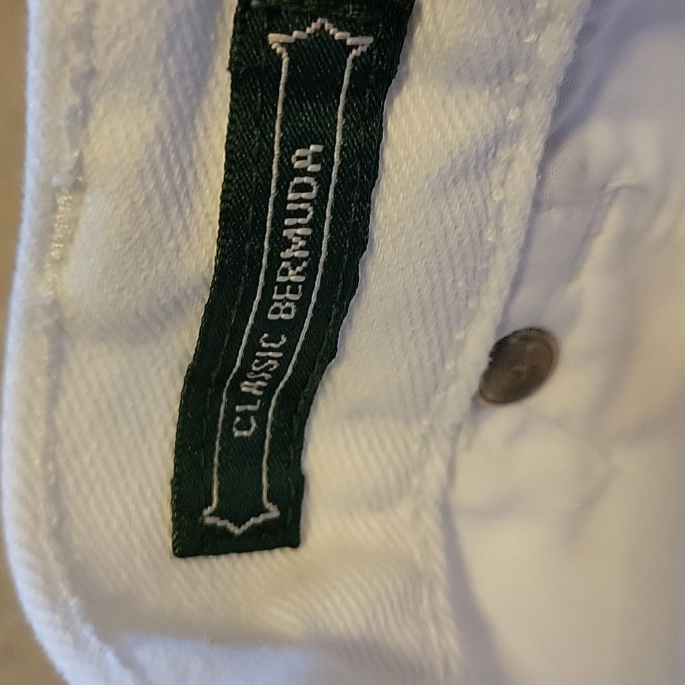 Lauren Jeans Co Denim Bermuda Shorts White 14 - Picture 6 of 6